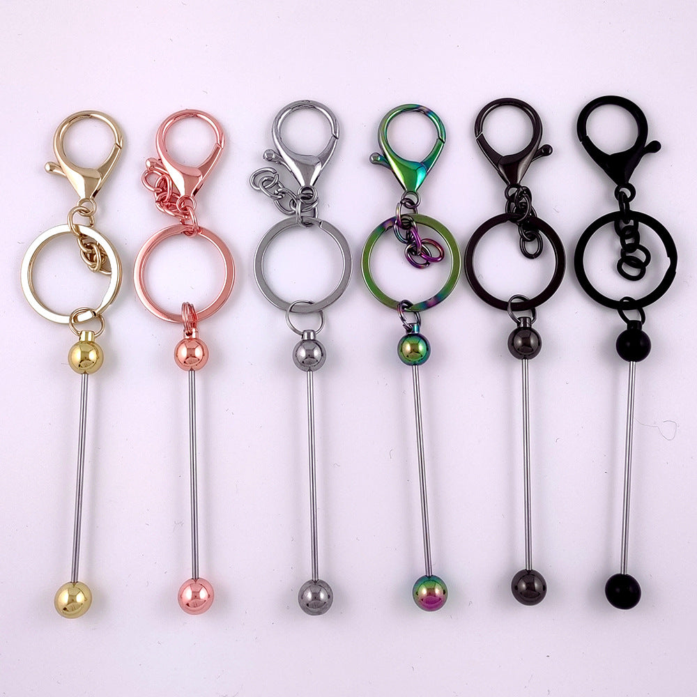 Wholesale Beadable Bar Metal DIY for Beaded Keychains